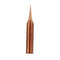 10Pcs Pure Copper Iron Tips 900M-T-I Soldering Tips for Soldering Rework Soldering Iron Station