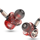 QKZ CK10 Six Dynamic Driver Unit Heavy Bass Music Earphone In-line Control with Mic
