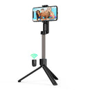 BlitzWolf BW-BS2 bluetooth Selfie Stick Remote Control Tripod with Rotatable Phone Clamp