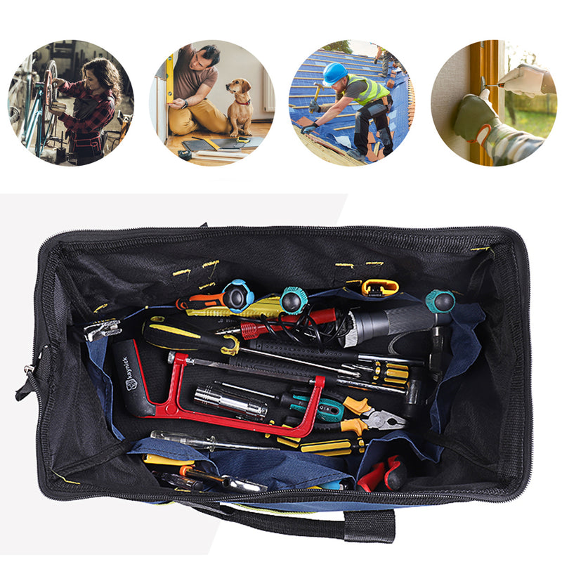 18 Inch Electrician Heavy Duty Tool Carrier Bag Oxford Pouch Organizer Storage