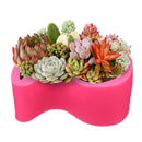 Silicone Mold Gossip Shape Concrete Cement Tabletop Flowerpot Chocolate Mould Crafts