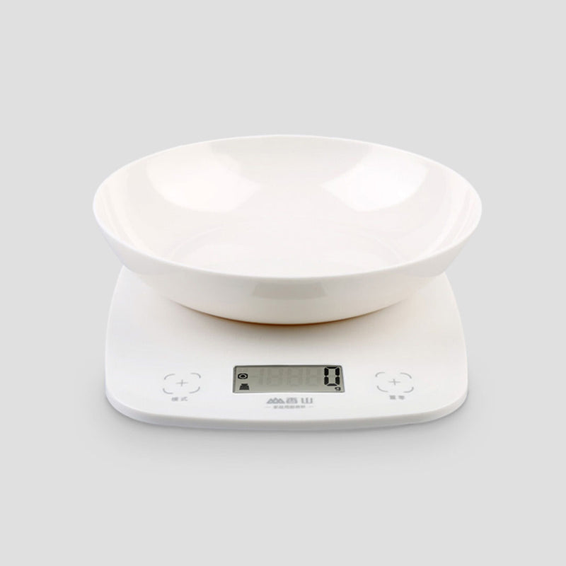 2g-5kg ABS Portable Electronic Kitchen Scale LCD Display Intelligent Touch Switch Baking Scale w/ Detachable Tray High Precision from Xiaomi Youpin