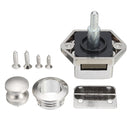 Push Button Latch Knob Lock for Drawer Cupboard Door Caravan Motor Home Cabinet