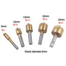 5PCS Round Handle 90 Degree Single-Edged Countersink Drill Bit Woodworking Chamfering Tool Kits