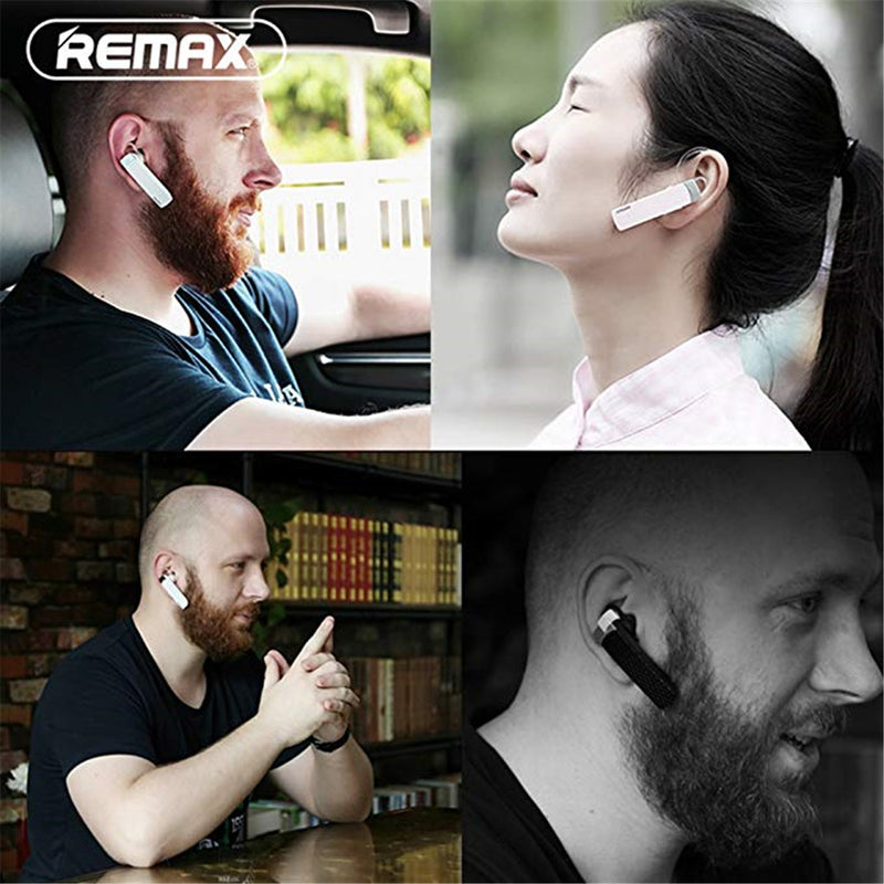 Remax RB-T9 bluetooth 4.1 Wireless Single Earphone Hifi Handsfree Business Headphone With Mic Support