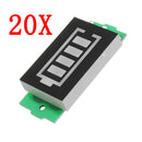 20pcs 2S Lithium Battery Pack Power Indicator Board Electric Vehicle Battery Power