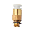 10pcs Creality 3D M6 Thread Nozzle Brass Pneumatic Connector Quick Joint For 3D Printer Remote