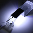 1.5W 8cm Adjustable 2835 LED Aquarium Fish Tank Super Slim Light Lamp Black