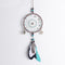 Green Beads Dream Catcher Wind Chimes Lace Style Feather Pendant Ornaments Handmade Decorations