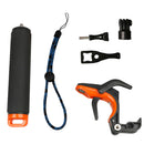 Floating Handle Grip for Gopro Hero 5 6 Black - Floating Handle Mount with Thumb Screw / Adjustable Wrist Strap / Wrench / Conversion Adapter / Trigger