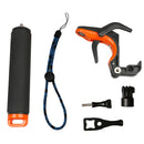 Floating Handle Grip for Gopro Hero 5 6 Black - Floating Handle Mount with Thumb Screw / Adjustable Wrist Strap / Wrench / Conversion Adapter / Trigger