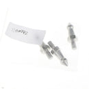 Stainless Steel 1/4'' Thread Replacement Tripod Spikes 3pcs Set for Benro Gizto Manfrotto Tripod Monopod 4cm, Silver