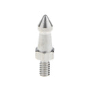 Stainless Steel 1/4'' Thread Replacement Tripod Spikes 3pcs Set for Benro Gizto Manfrotto Tripod Monopod 4cm, Silver