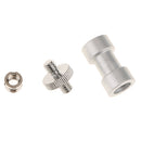 1/4 Inch and 3/8 Inch Converter Threaded Screws Adapter Mount Set for Camera/ Tripod/ Monopod/ Ballhead/ Light Stand/ Shoulder Rig, Set of 3