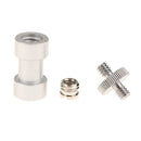1/4 Inch and 3/8 Inch Converter Threaded Screws Adapter Mount Set for Camera/ Tripod/ Monopod/ Ballhead/ Light Stand/ Shoulder Rig, Set of 3