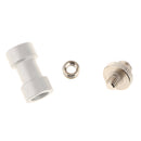 1/4 Inch to 3/8 Inch Converter Threaded Screws Adapter Mount Set for Camera/ Tripod/ Monopod/ Ballhead/ Light Stand/ Shoulder Rig, Set of 3