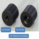 3x 1/4'' To 3/8'' Female Convert Screw Adapter for Rod Rail System DSLR Tripod