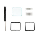 Glossy Glass Cover Lens Replacement Kit for GoPro Hero 3 Waterproof Housing Case Repair Part with Screwdriver