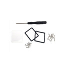 Glossy Glass Cover Lens Replacement Kit for GoPro Hero 3 Waterproof Housing Case Repair Part with Screwdriver
