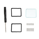 Glossy Glass Cover Lens Replacement Kit for GoPro Hero 3 Waterproof Housing Case Repair Part with Screwdriver