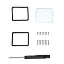 Glossy Glass Cover Lens Replacement Kit for GoPro Hero 3 Waterproof Housing Case Repair Part with Screwdriver