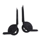 Couple of Luggage Repair Caster Wheels Replacement for Suitcase Black D011