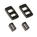 4 Pack Camera Strap Buckle Adjustment Hook Replacement Plastic Triglides Slides for Nikon Canon DSLR (Black / 25mm)