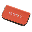 Memory Card Carrying Case Pouch - Suitable for SDHC SD CF and SM Cards - 8 Pages & 22 Slots - Media Storage & Organization (Orange)