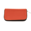 Memory Card Carrying Case Pouch - Suitable for SDHC SD CF and SM Cards - 8 Pages & 22 Slots - Media Storage & Organization (Orange)