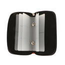 Memory Card Carrying Case Pouch - Suitable for SDHC SD CF and SM Cards - 8 Pages & 22 Slots - Media Storage & Organization (Orange)