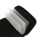Memory Card Carrying Case Pouch - Suitable for SDHC SD CF and SM Cards - 8 Pages & 22 Slots - Media Storage & Organization (Orange)