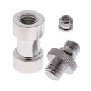 3 in 1 1/4" 3/8" Screw Converter Adapter Flash Light Stand Connector Camera Spigot for DSLR Camera,Tripod ,Shoulder Rig,Lighting Equipment