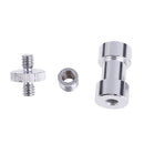 1/4'' and 3/8'' Converter Threaded Screws Adapter Mount Set for Camera/ Tripod/ Monopod/ Ballhead/ Light Stand/ Shoulder Rig, Set of 3