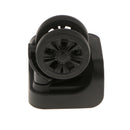 4 Pieces Replacement Travel Luggage / Trolley Case Universal Swivel Casters Dual Roller Bearing Wheels for DIY / Repair [YJ-2012] - Black