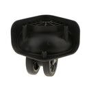 4 Pieces Replacement Travel Luggage / Trolley Case Universal Swivel Casters Dual Roller Bearing Wheels for DIY / Repair [YJ-2012] - Black