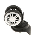 4 Pieces Replacement Travel Luggage / Trolley Case Universal Swivel Casters Dual Roller Bearing Wheels for DIY / Repair [YJ-003] - Black