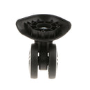 4 Pieces Replacement Travel Luggage / Trolley Case Universal Swivel Casters Dual Roller Bearing Wheels for DIY / Repair [YJ-003] - Black