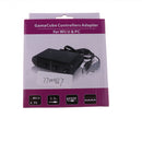 For Wii U GameCube Controller Adapter, GameCube NGC Controller Adapter for Wii U,Nintendo Switch and PC USB Easy to Plug and No Driver Need 4 Port GameCube Adapter