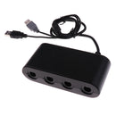 For Wii U GameCube Controller Adapter, GameCube NGC Controller Adapter for Wii U,Nintendo Switch and PC USB Easy to Plug and No Driver Need 4 Port GameCube Adapter