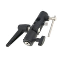 H-Type Swivel Tilt Metal Umbrella Softbox Holder Flash Bracket Adapter 180Â° Adjustable for 1/4'' 3/8'' Lamp Light Stand Mount