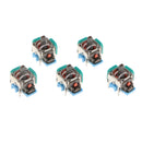 5 Pieces Analog 3D Button Joystick Stick Rocker Sensor Replacement for Sony PS 4 - Blue