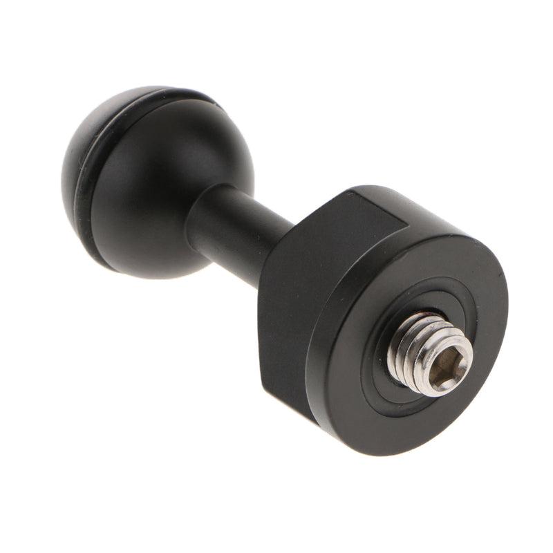 1" Ball Head to 3/8 Screw Adapter F Underwater Camera Arm Diving Photograph