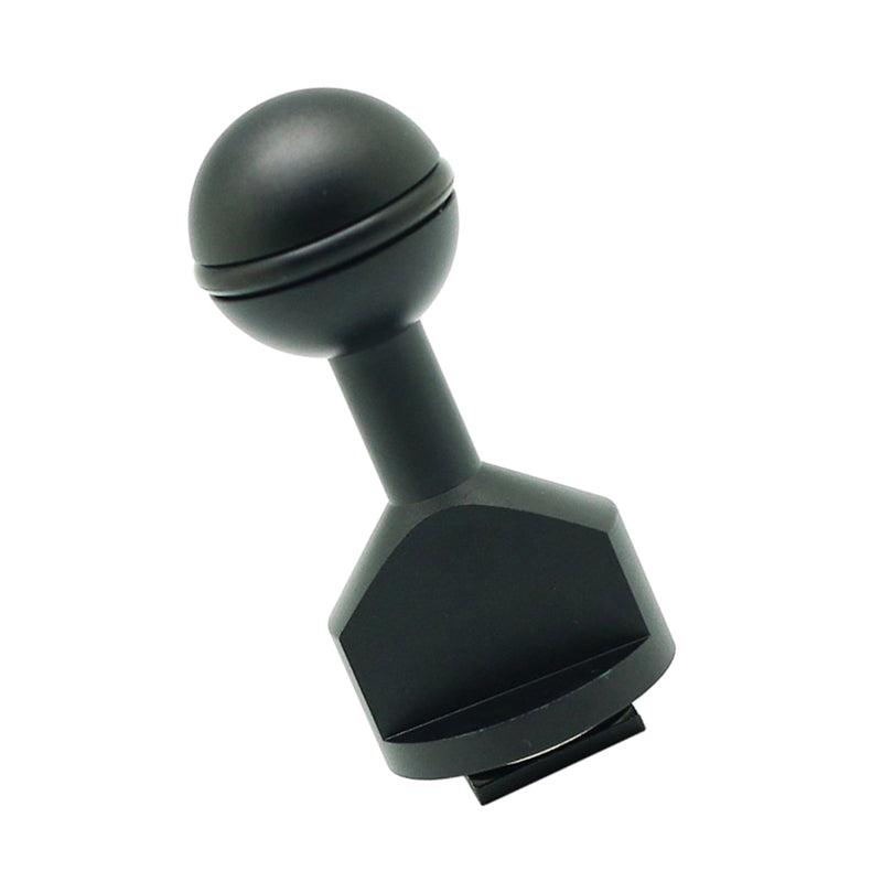 1" Mounting Ball for Cold Shoe Connector for Video/Flash/Strobe Lights