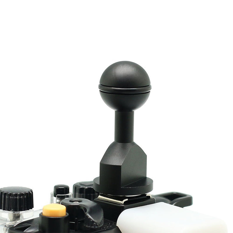 1" Mounting Ball for Cold Shoe Connector for Video/Flash/Strobe Lights