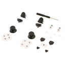For Dualshock 4 PS4 Controller L1 R1 L2 R2 Trigger Springs Buttons + 2 Joystick Thumb Sticks + 1 Set Conductive Rubber + 4 x Springs + Screwdriver