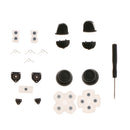 For Dualshock 4 PS4 Controller L1 R1 L2 R2 Trigger Springs Buttons + 2 Joystick Thumb Sticks + 1 Set Conductive Rubber + 4 x Springs + Screwdriver