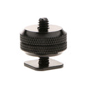 Camera Hot Shoe Mount to 1/4"-20 Tripod Screw Adapter, Flash Shoe Mount for DSLR Camera Rig