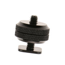 Camera Hot Shoe Mount to 1/4"-20 Tripod Screw Adapter, Flash Shoe Mount for DSLR Camera Rig