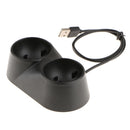 Dual Controller Charge Dock Station Cradle Holder for PS VR PS Move - Can Charging 2 Controllers Simultaneously