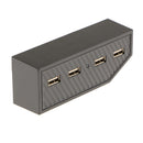 Multifunctional Expanded 4 Port Slots USB with Hub 2.0 High Speed Adapter for Xbox One Game Console